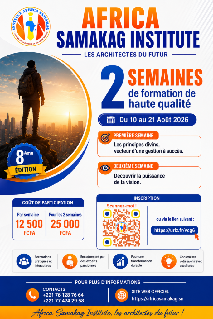 Affiche de SAMAKAG pour les 2 sessions 2026